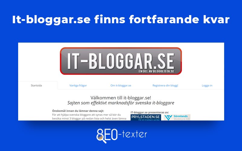 IT bloggar.se finns fortfarande kvar