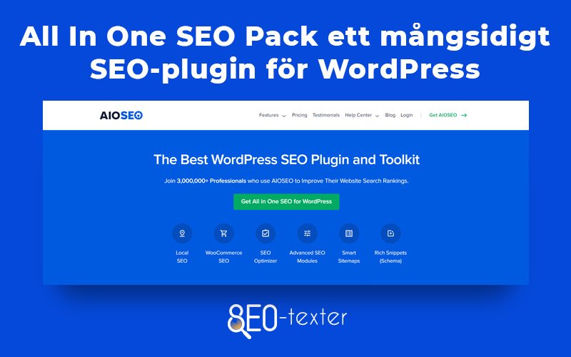 All in one SEO pack ar ett mangsidigt SEO plugin for WP