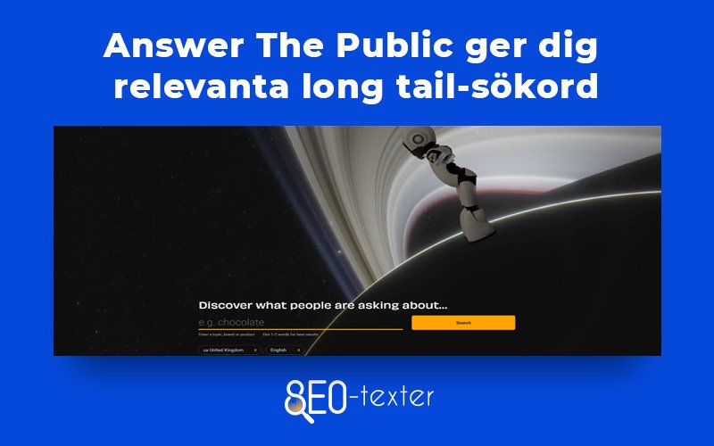 Anwer the public ger dig relevanta long tail nyckelord