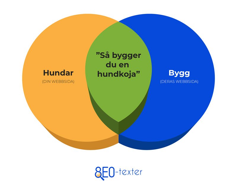 Venndiagram om hur du gastbloggar