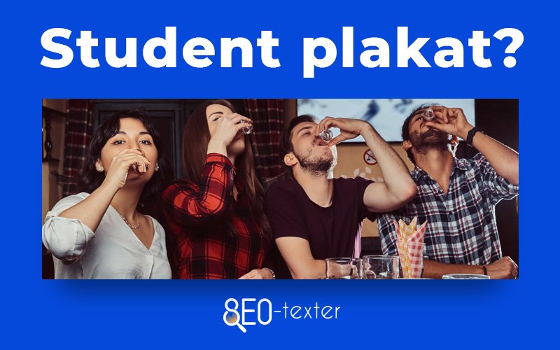 Student plakat