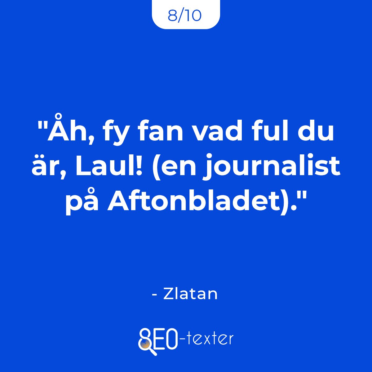 Ah fy fan vad ful du ar Laul en journalist pa Aftonbladet