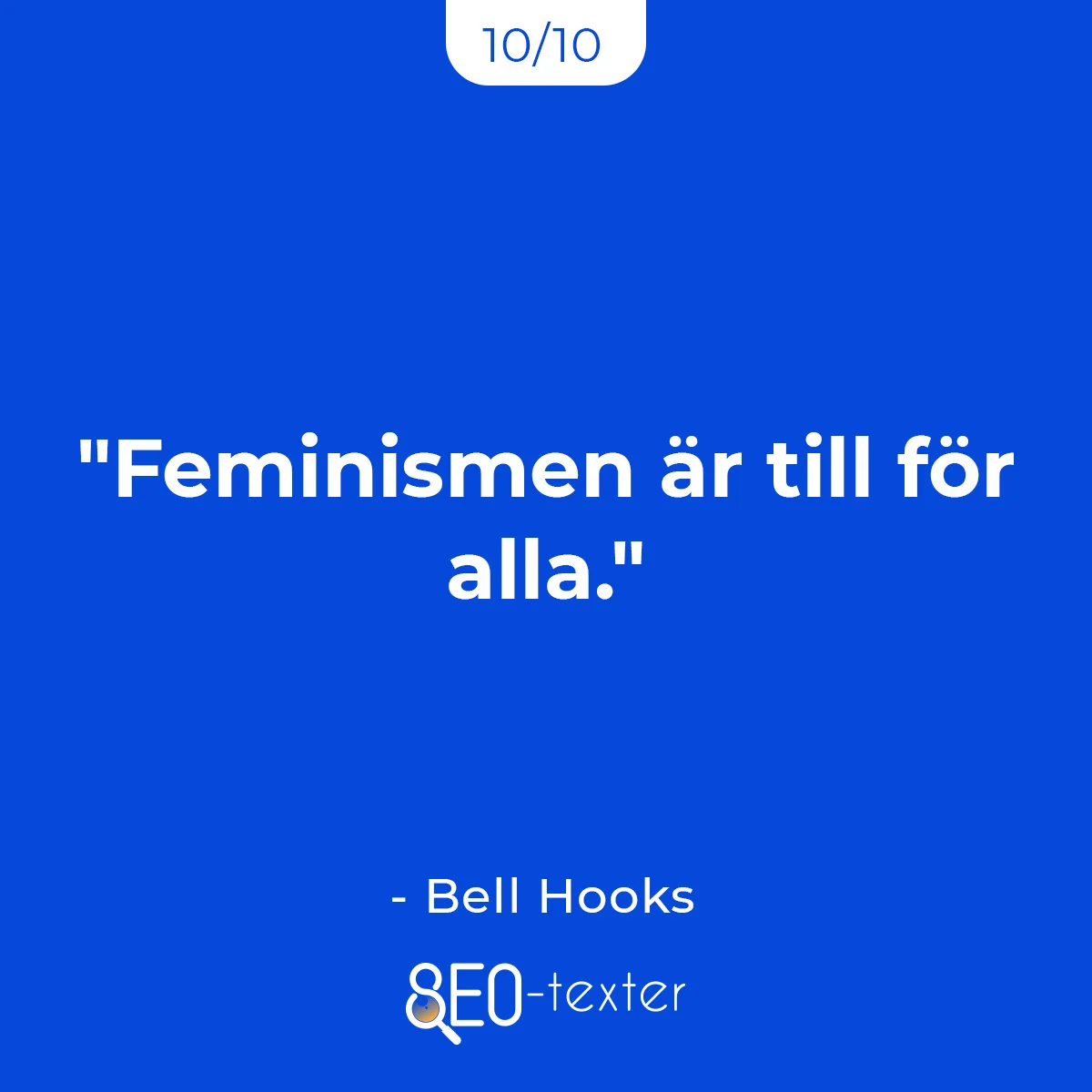 Feminismen ar till for alla