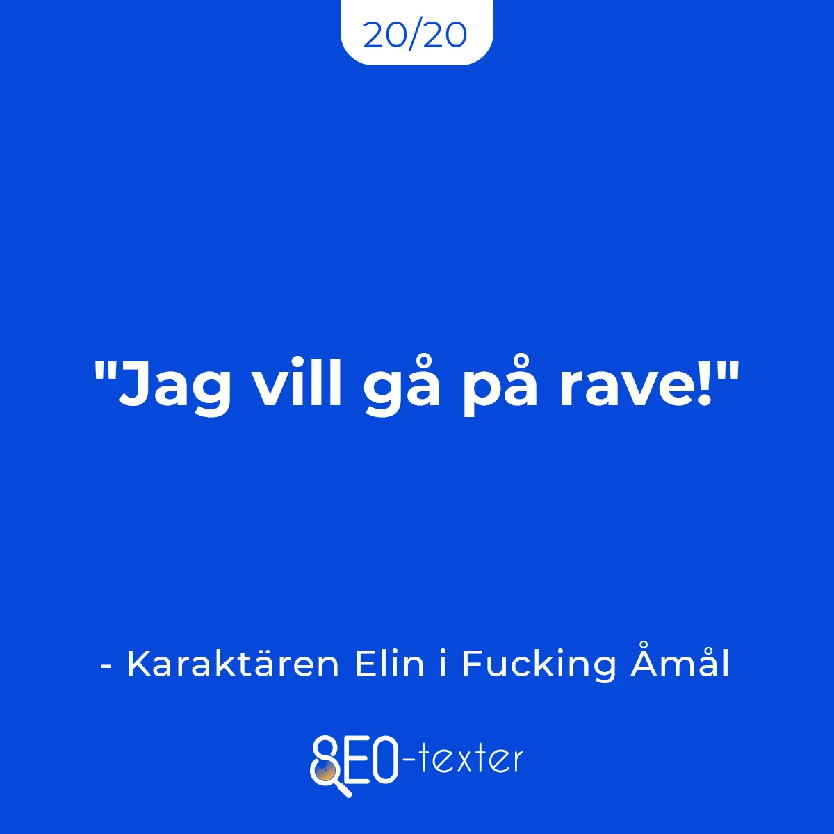 Jag vill ga pa rave