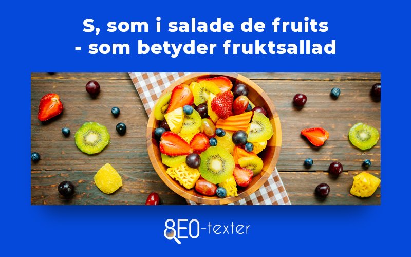 Salade de fruts